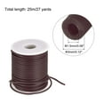 thumbnail image 2 of Uxcell Rubber Cord 27 Yards 3mm Dia 1.5mm Hole Brown Hollow Tubing for DIY Craft Making, 2 of 6