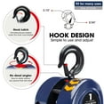thumbnail image 4 of TCE 1 Ton Manual Hand Lift Steel Chain Block Hoist with 2 Hooks,2000 lb Capacity,Blue, 4 of 5