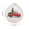 thumbnail image 2 of Christmas Embroidery KIT,Adults Kids DIY Handmade,Hand Embroidery Kits With Stamped Embroidery Pattern, 2 of 4