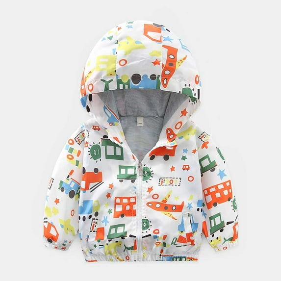 URMAGIC 2-7T Kids Dinosaur Coat Zip Hoodie Shirt Tracksuits for Boys Girls