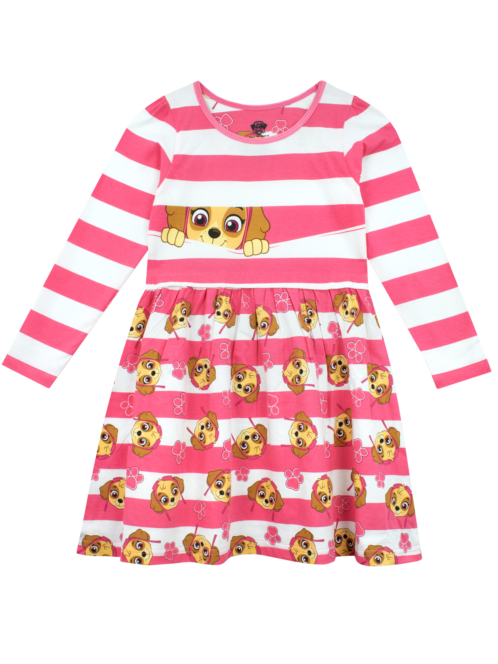 paw patrol christmas dress Paw Patrol - I Brake For Christmas - Toddler And Youth Girls Fleece Dress