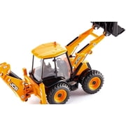 Siku Metal/Plastic JCB 4CX Backhoe Loader, 1:50 Scale, Yellow
