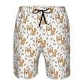 thumbnail image 4 of Yiaed Corgi with Hearts Print Men's Swim Trunks with Lining Quick Dry Sports Shorts Beach Shorts Boardshorts-X-Large, 4 of 5