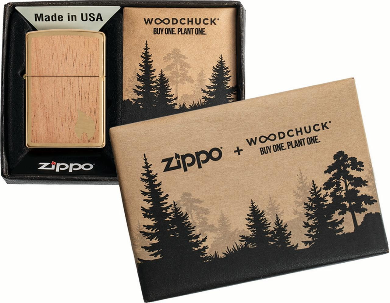 Zippo Woodchuck USA Zippo Flame Windproof Pocket Lighter