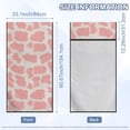 thumbnail image 5 of ZUXONGSY Car Seat Cover Towel Cow Pink Print Towel Bucket Seat Covers Wear-Resistan Auto Front seat Protector Gift for Car Outdoor Sport Activities, 5 of 8