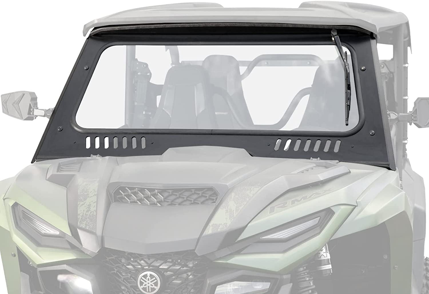 SuperATV Glass Windshield Compatible with 2021+ Yamaha Wolverine RMAX 2