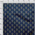 thumbnail image 2 of oneOone Organic Cotton Poplin Twill Fabric Turtle Block Printed Craft Fabric BTY 42 Inch Wide, 2 of 4