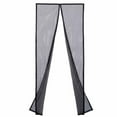 thumbnail image 3 of Hands Free Magnetic Screen Door Mesh Curtain Keeps Bugs Out Full Frame Magnets with Magic Tape 39 x 83 Inches, 3 of 6