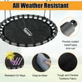 thumbnail image 5 of 50" Saucer Tree Swing for Kids, Waterproof Flying Saucer Swing Round Mat Spinner Swing for Tree/Swing Set, 5 of 7