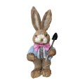 thumbnail image 1 of Paquete de material de paja de conejo de Pascua sin terminar para hacer tú mismo, decoración artesanal de dibujos animados Estilo D, 1 of 9