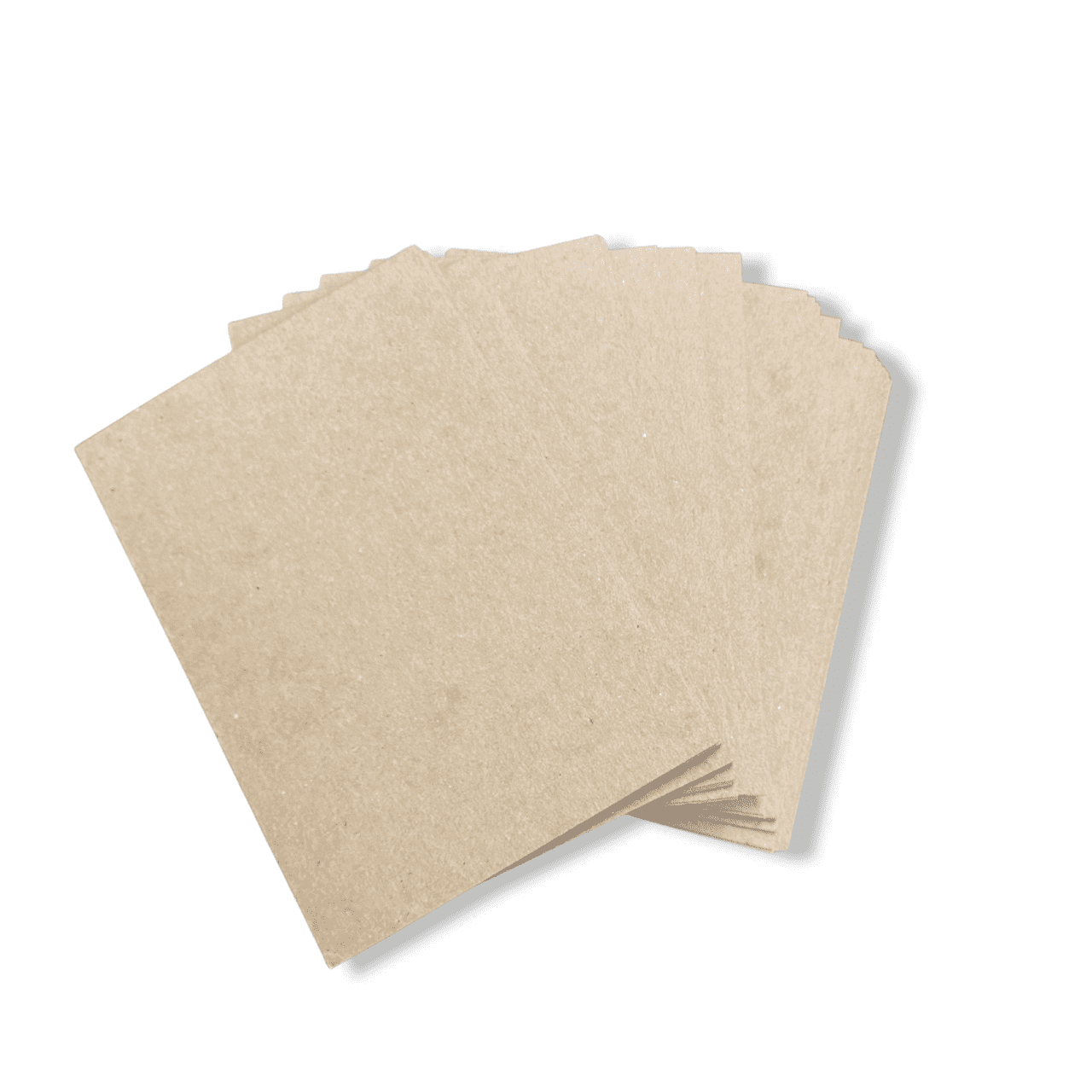 100 5.5x8.5 Inch Chipboard Sheets, 22 Point Recycled Pressed