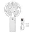thumbnail image 2 of Ventilador Recargable, Compacto, Práctico, 3 Velocidades De Viento, Diseño Plegable, Ventilador De Refrigeración Portátil Para El Hogar, Escuela, Oficina, Escritorio, 2 of 7