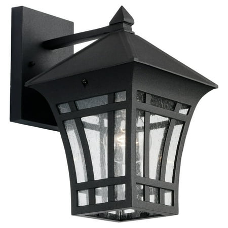 Sea Gull Lighting Bronze Ceiling Sconce - Sea Gull Lighting 88132 Herrington 1 Light Outdoor Lantern Wall Sconce