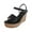 Black, variant on Xunlbb Comfort Sandals, Fashion Women Casual Round Head Wedge Heel Comfy Sandals Beach Casual Shoes