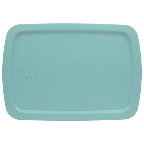 Pyrex C233PC Turquoise Plastic Rectangle Replacement Lid Cover