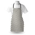 thumbnail image 4 of Cartoon Apron, Xray Part of an Abstract Skeleton Image in Repetitive Grunge Pattern, Unisex Kitchen Bib with Adjustable Neck for Cooking Gardening, Adult Size, Ivory and Charcoal Grey, by Ambesonne, 4 of 4