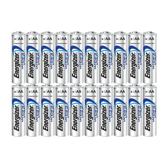 Energizer Ultimate Lithium Power Battery, 20 Pack