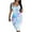 Blue dress for women 2023, variant on Wycnly Dresses for Women 2024 Night CLub Party Sexy Bodycon Midi Dresses Sleeveless Scoop Neck Floral Print Summer Knee-Length Formal Dress Pink xl Under $5
