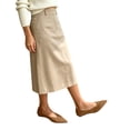 thumbnail image 4 of SuTry Women's Pointed Toe Flats V-Cut Slip On Minimalist Matte Fabric Lightweight Breathable Comfortable Office Commuter Daily Wear Shoes Outerwear(39), 4 of 8