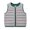 Grey, variant on Infant Baby Boys Girls Toddler Quilted Vest Sleeveless Zip Up Warm Cozy Windproof Lightweight Casual Outerwear 6-12 Months