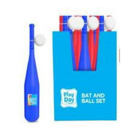 Playday Red Big Toy Sports Bat and Ball Set, 9.6 oz