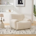 thumbnail image 2 of Jopath 42" Oversized Accent Chair, Boneless Single Sofa Chair Chenille Armchair Comfy Reading Lounge Chair for Living Room Bedroom Apartment Dorms Beige, 2 of 9