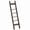 Black Tea Brown, variant on Hzuaneri 6-Tier Blanket Ladder with Hooks, 5.6Ft Wall Leaning Blanket Ladder, 4 Removable Hooks for Living Room, Bedroom Bathroom, Decorative Quilt Rack Easy to Assemble, Greige
