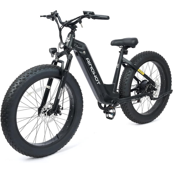 Terra Electric Bike for Adults, Peak 1000W 48V 13Ah Removable Battery, 26" Fat Tire Ebike, E-Mountain Bicycle with 7 Speed