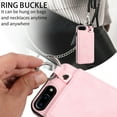 thumbnail image 6 of Nalacover for iPhone 8 Plus/7 Plus Wallet Case with Card Slots & Metal Finger Ring, Durable PU Leather Back Double Magnetic Botton Flip Kickstand Purse Shockproof Phone Case,Rosegold, 6 of 10