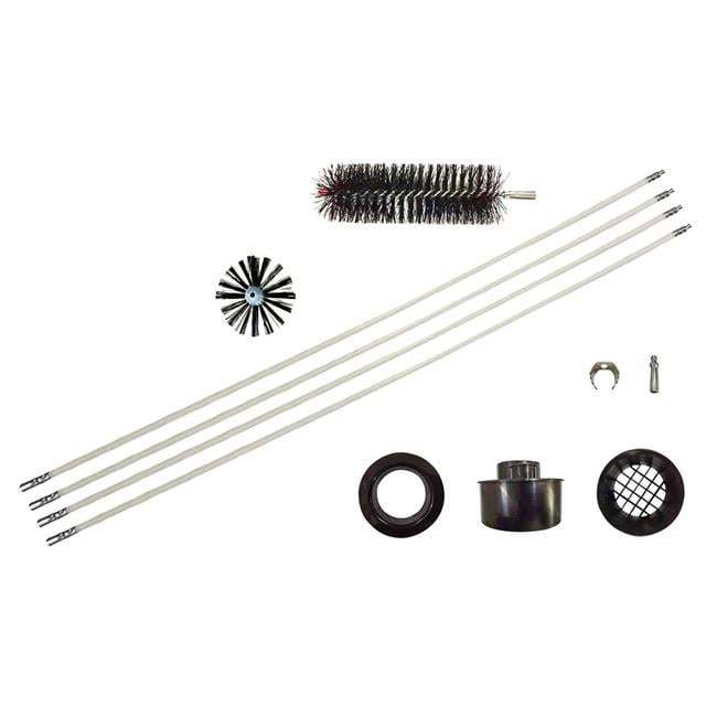 ProSeries DVCK 12 ft. Drill Powered Dryer Vent Cleaning Kit, White