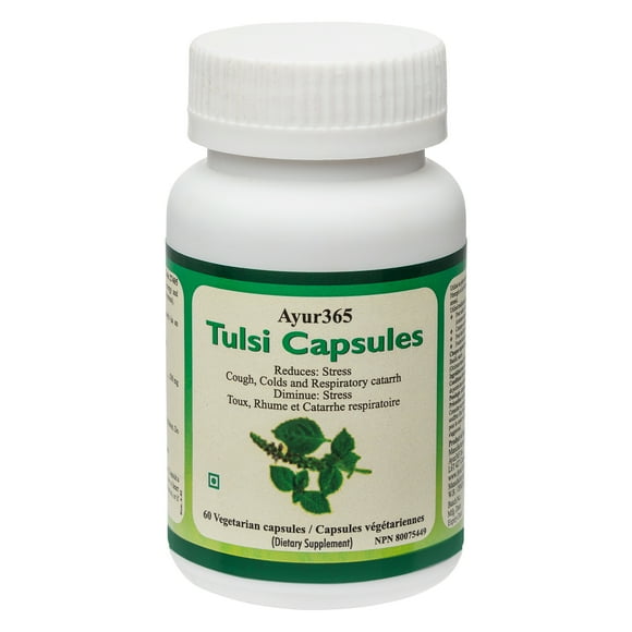 Ayur365 Capsules de Tulsi / Holybasil 60 Unités