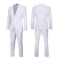 thumbnail image 4 of Traje CAZUOYI, ajustado, blanco, para bodas, baile de graduación, para hombre, talla XXXL, 4 of 6