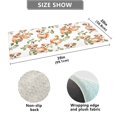 thumbnail image 3 of Haosy Watercolor Dog Leaf Apple Bathroom Rugs Non Slip Absorbent Soft Plush Quick Dry Bath Mat, 39"x20", 3 of 8
