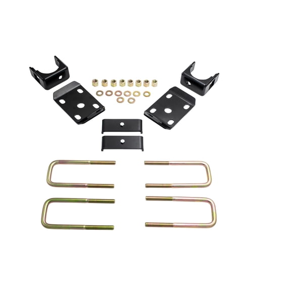 Trekline: 7" Rear Drop ( Axle Flip Kit) FOR 2019 - 2023 Chevy / GMC Silverado / Sierra 1500 2WD / 4WD