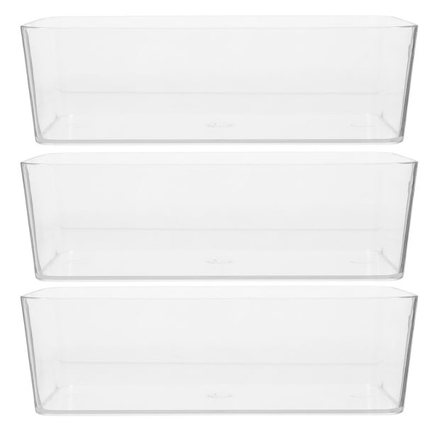 Juego de 3 organizadores de cajones para armario de cocina, divisores de tocador, estuche de almacenamiento y organizador de cajones.