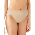 thumbnail image 4 of Bali Comfort Revolution Microfiber Hi-Cut Panty, 3-Pack In the Navy/Hush Pink/Soft Taupe Stripe 6/7 Women's, 4 of 11