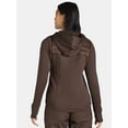 thumbnail image 3 of Avia Women's Chevron Quilt Hybrid Jacket with Zip Pockets, Sizes XS-XXXL, 3 of 5