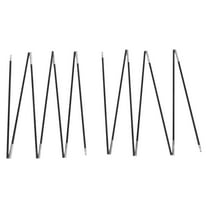 Dayesque 2 Pcs Portable Camping Tent Poles 3.2m Replacement for Tarp Awnings Canopy Rain Fly Shelter Accessories