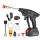 thumbnail image 1 of Autolavadora Irfora Lavadora de alta presión portátil de 12V 15A 30Bar Pistola de lavado inalámbrica con boquilla de generador de espuma Bomba de agua Rociador automático de jardín Lavadora de presión Irfora Autolavadora, 1 of 7