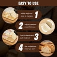 thumbnail image 6 of Upgrade Manual Bread Slicer for Homemade Sourdough Bread, Adjustable Thickness with Stainless Steel Serrated Blade, Even Slicing Guide, Non-Slip Suction Cups – Ideal for Home Kitchens and Bakeries, 6 of 7