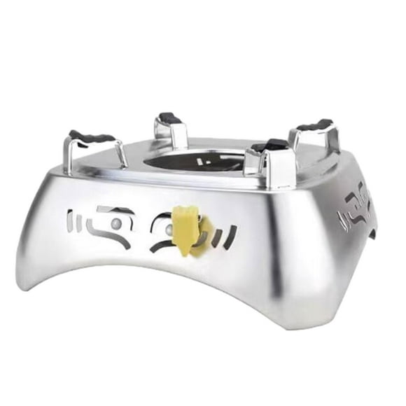 Spirit Stove Quemador de espíritu, Dispositivo de Cocina Ajustable Estable de Metal, Estufa de Camping para el hogar al Aire Libre, Senderismo,