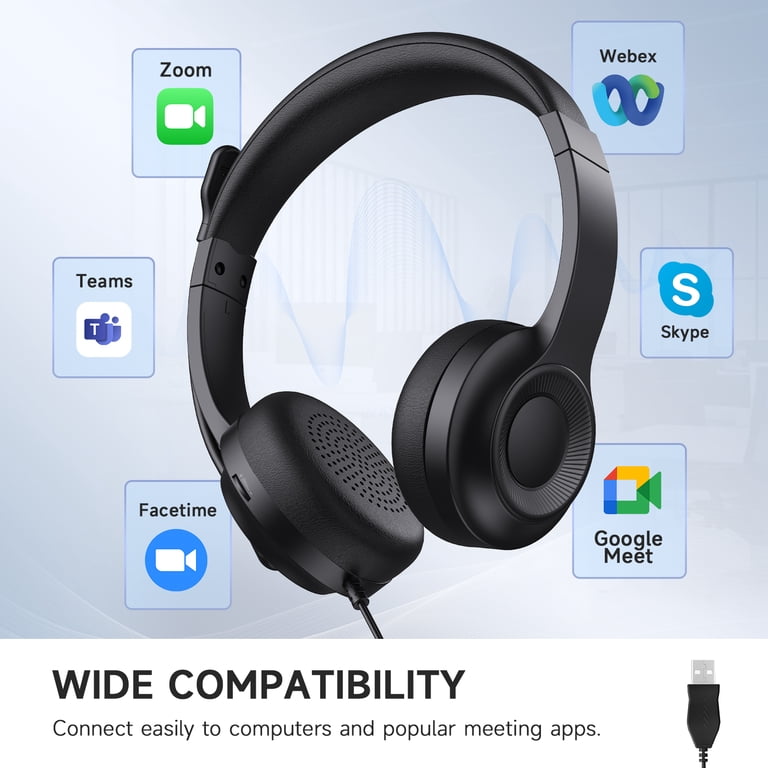 Froura Wired Call Center Headset with Noise Cancelling photo 7