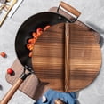 thumbnail image 6 of QSTDGVPW Wok Lid for Home Cooking Kitchen Accessory Heat Resistant Anti Hot Pot Cover 26cmx26cm, 6 of 9