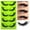 3DMAO-22, variant on Wmool 5 Pairs Cat Eye Lashes Faux #Mink# Eyelashes Winged End Eye Elongated
