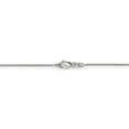 thumbnail image 4 of 14K White Gold necklace Snake chain Round 14 in 0.8 mm, 4 of 5