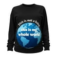 thumbnail image 3 of Hxshgdsn Womens Maternity Clothes Long Sleeves Crew Neck Pregnancy Sweatshirts Funny Tops With Graphic Printed Black L, 3 of 6