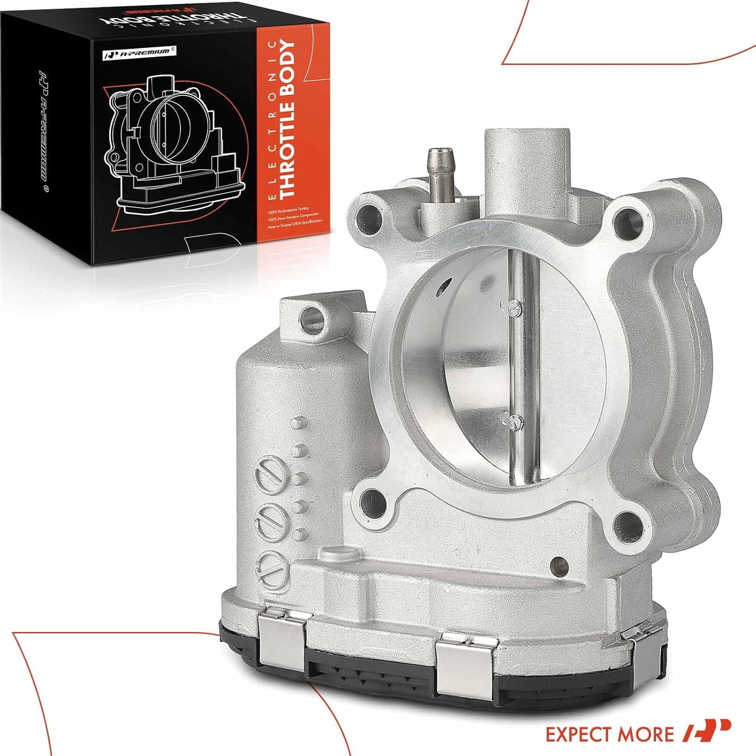 A-Premium Electronic Throttle Body Assembly Compatible with Mercedes-Benz C230 2002, SLK230 2000-2004 2.3L, Replace# 1111410125, A1111410325