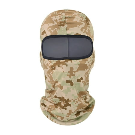 Camo Hunting Balaclava Full Face Mask UV Protection Airsoft Tactical Combat Cap
