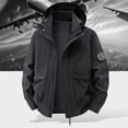 thumbnail image 7 of WRKEKC Windbreaker Jackets for Men Detachable Hood Long Sleeve Zip-Up Outerwear With Zipper Pockets for Hiking and Cycling, 7 of 7