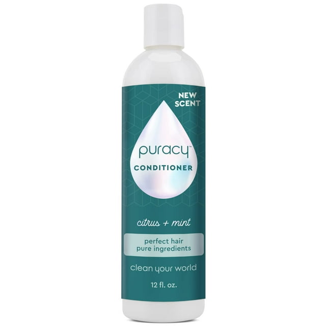 Acondicionador Puracy Lo mejor para cabello fino, medio y tratado con color El cabello perfecto con ingredientes puros se mantiene más limpio y sedoso por más tiempo Acondicionador 99,3% natural (12 o